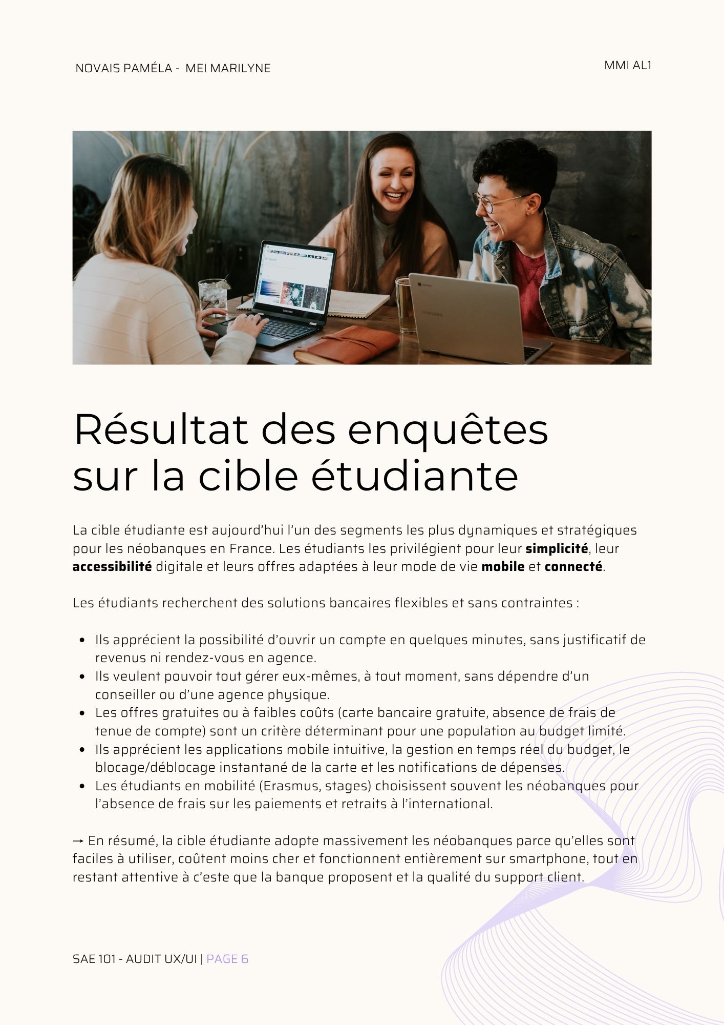 Audit UX/UI banques