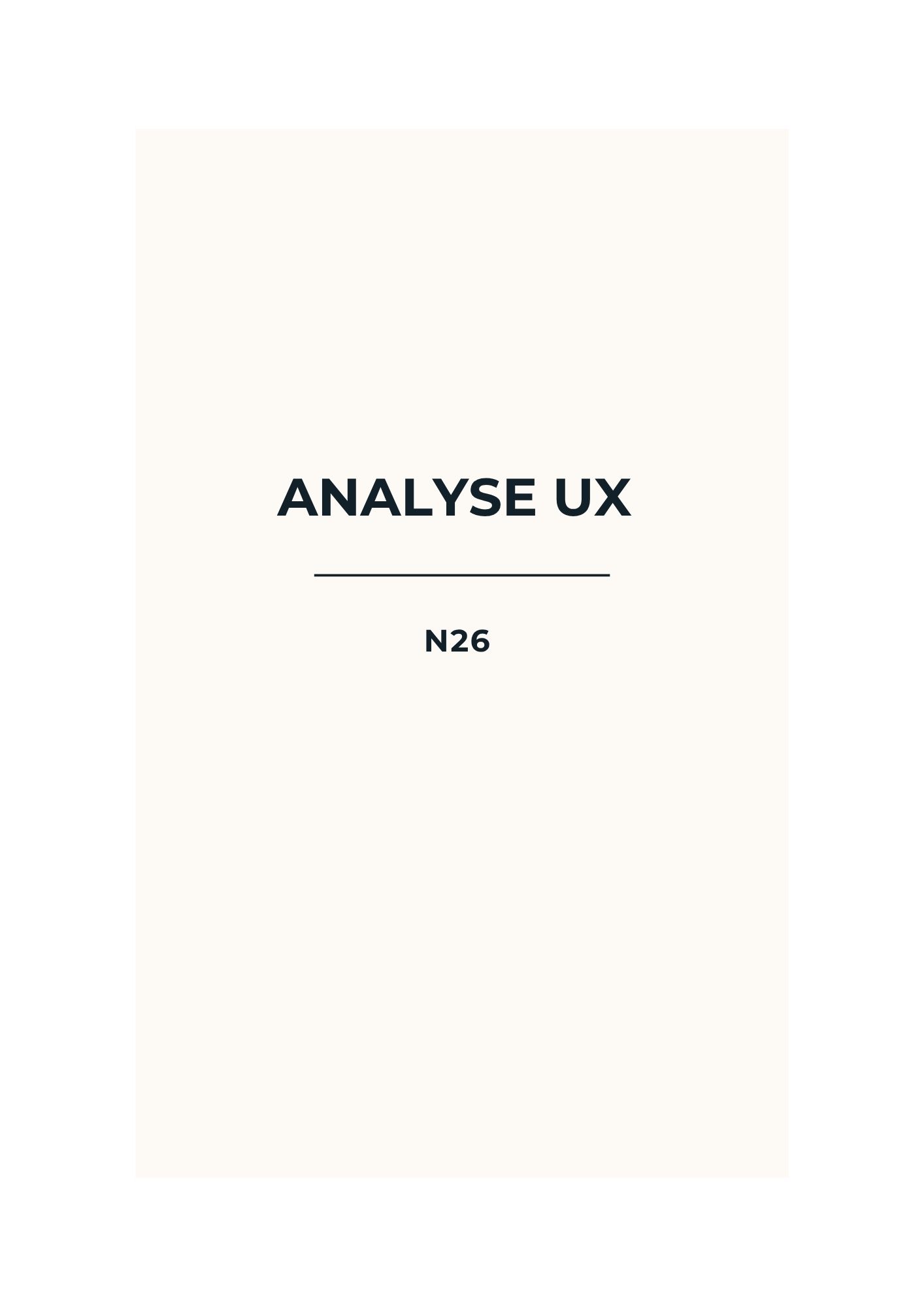 Audit UX/UI banques