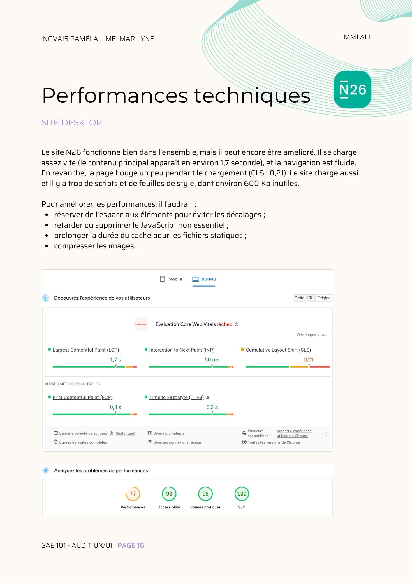 Audit UX/UI banques