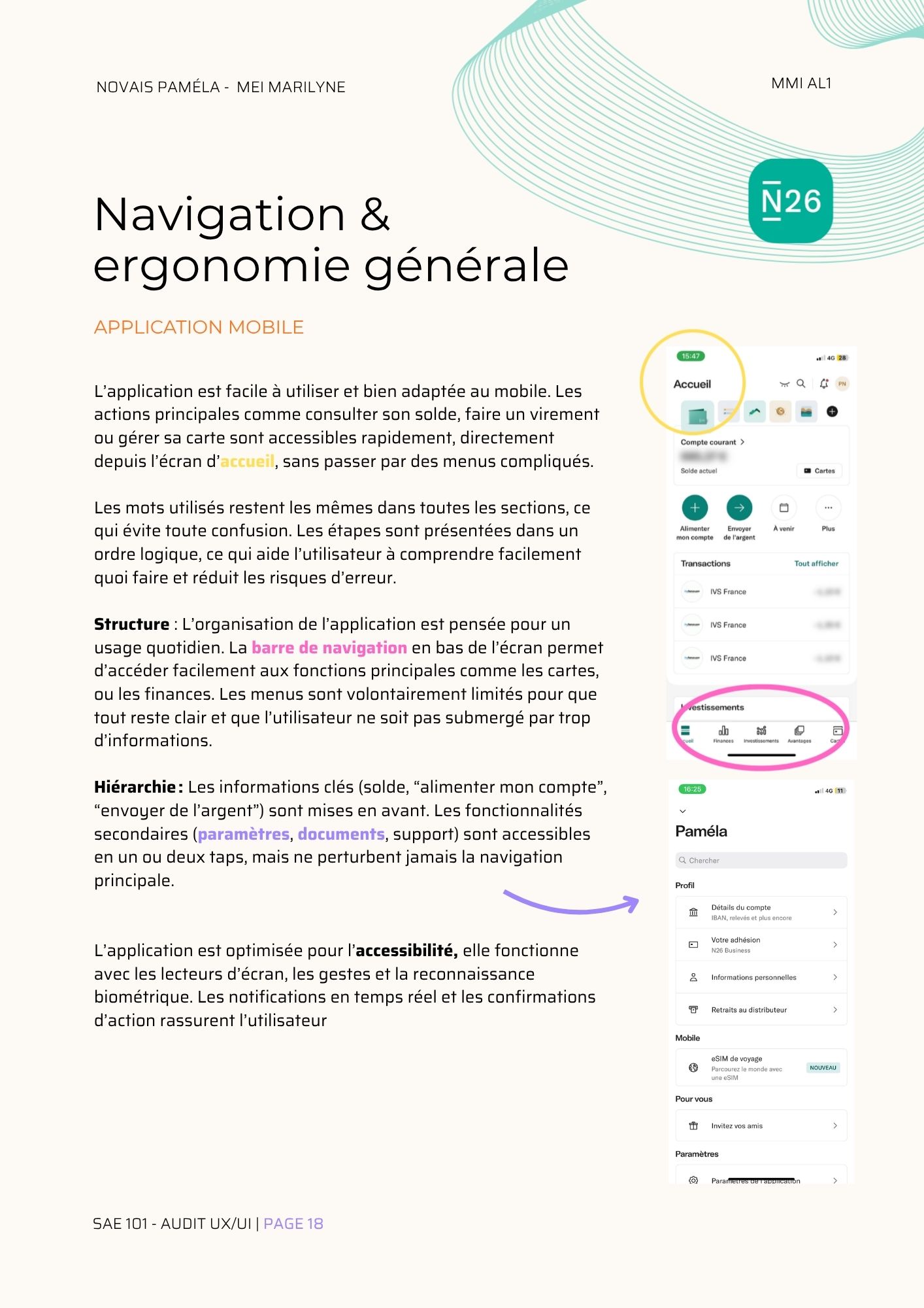 Audit UX/UI banques