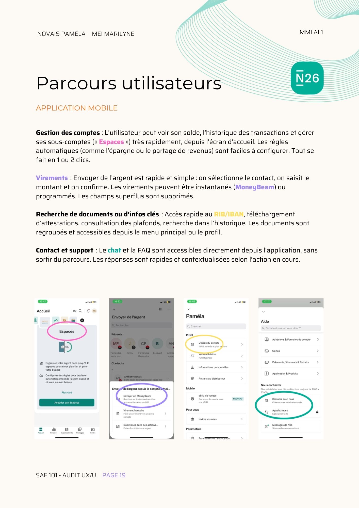 Audit UX/UI banques