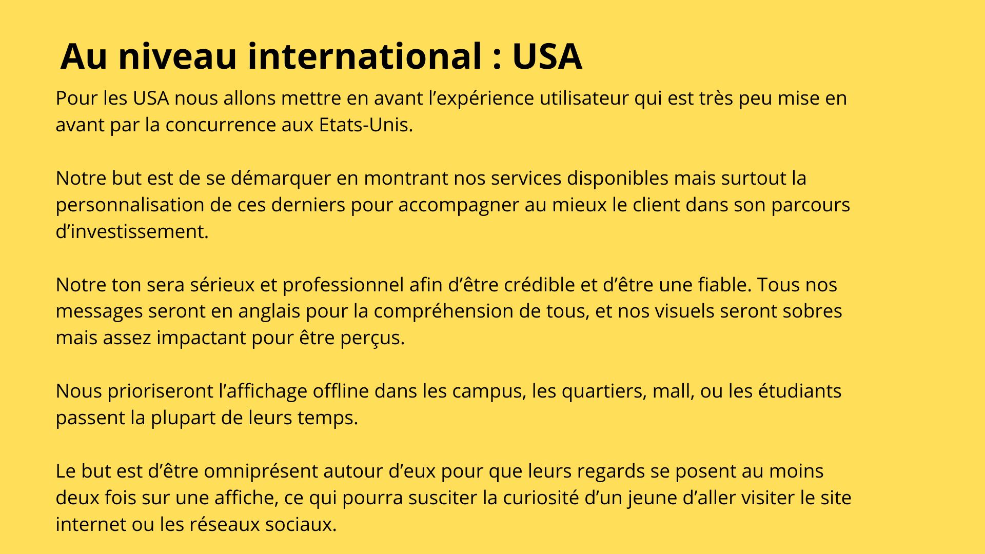 Concevoir une recommandation de communication numérique - Banque fictive