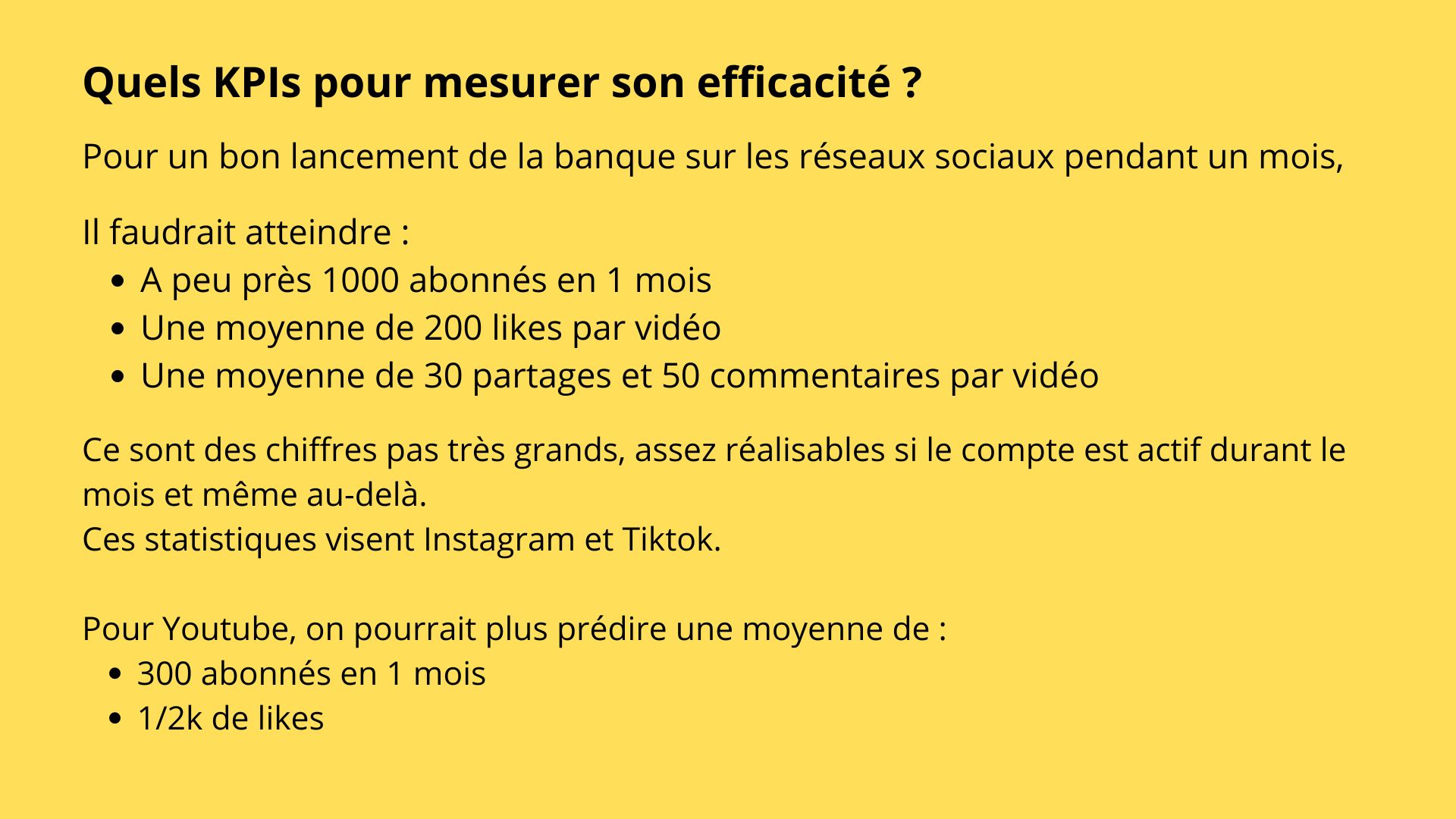Concevoir une recommandation de communication numérique - Banque fictive